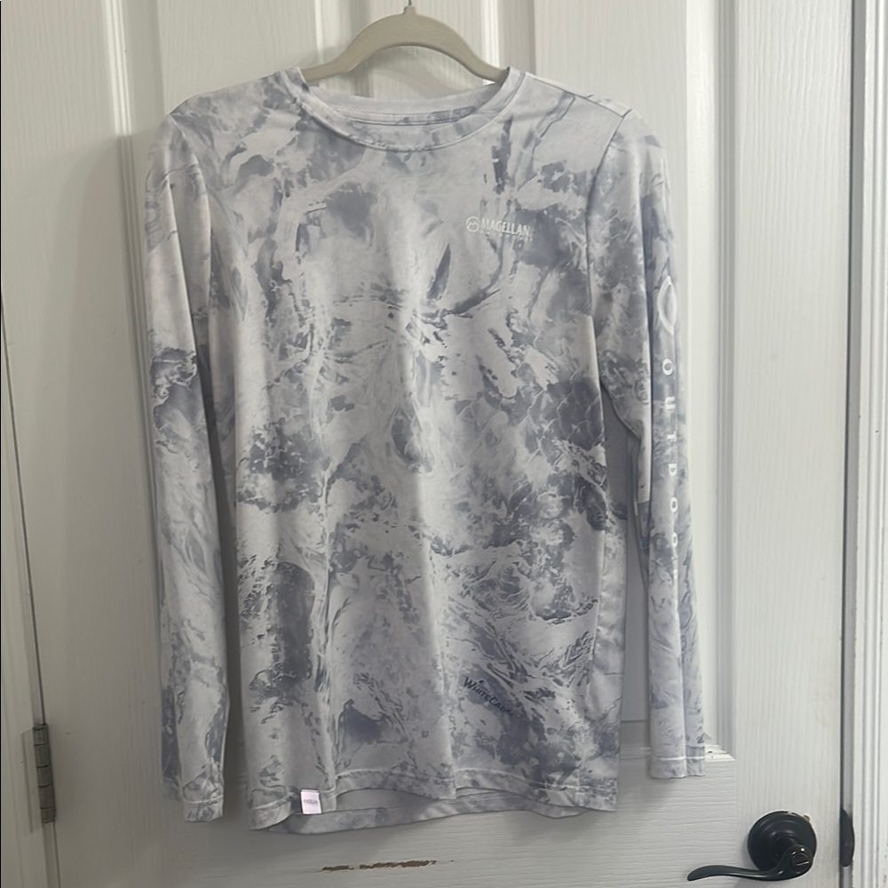 Youth Magellan Outdoors Marble Pattern Long Sleeve Shirt